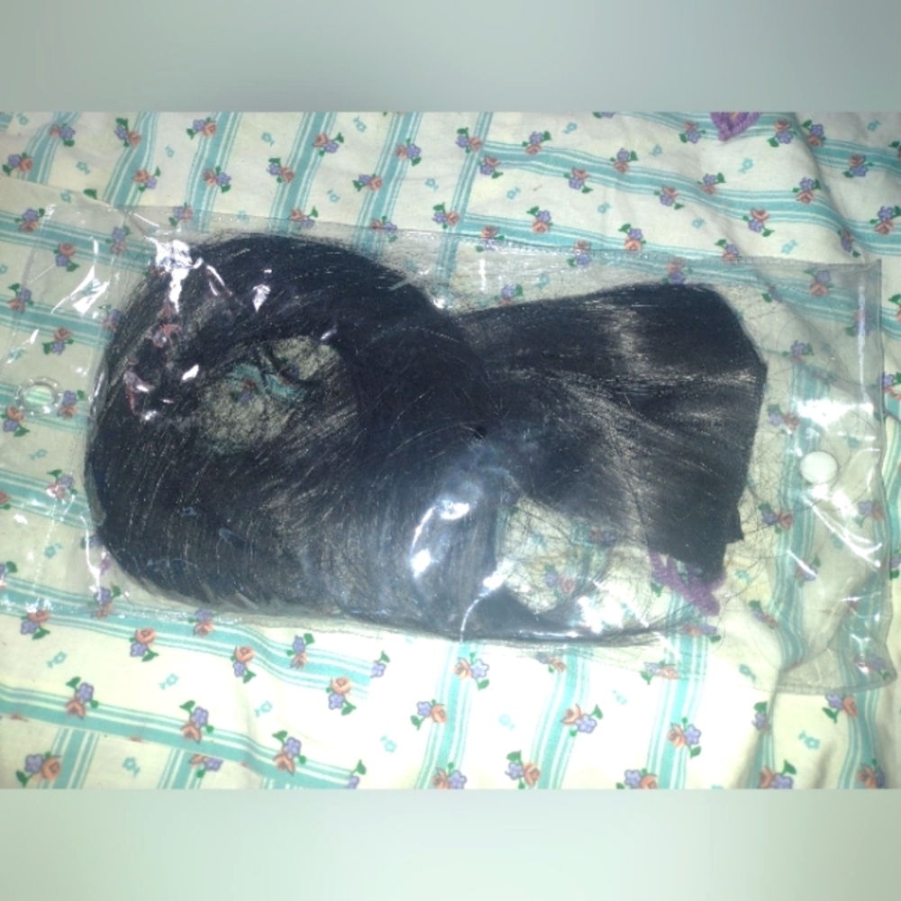 Sleek Black Hair Extension